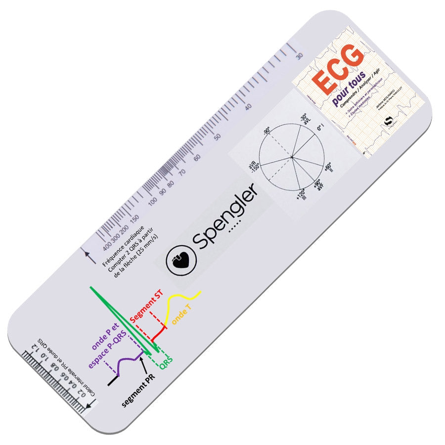 Kit médecin Spengler : Magister II silver + marteau réflexe + réglette ECG